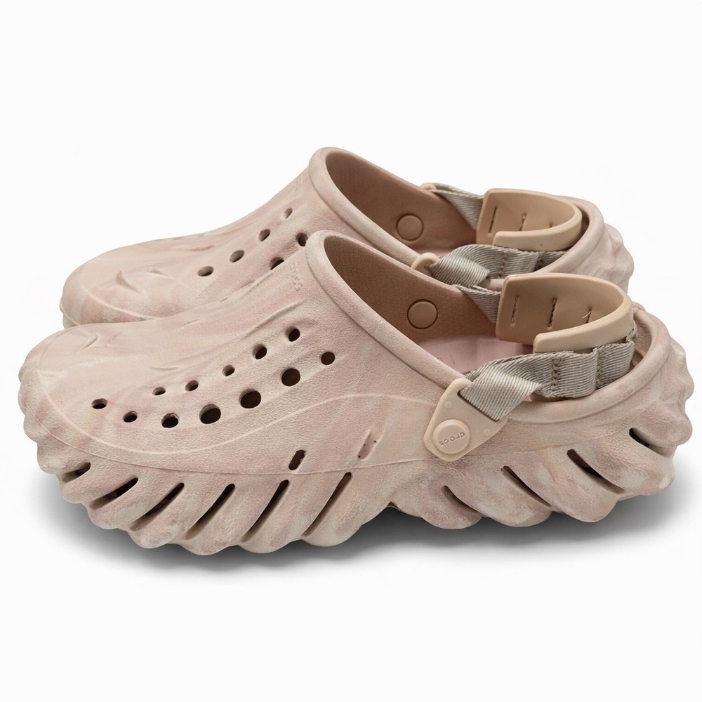 Crocs Echo Marbled Clogs Quartz Men's Size 9 / Womens Size 11 NWT MSRP: $74.99 - Picture 2 of 8